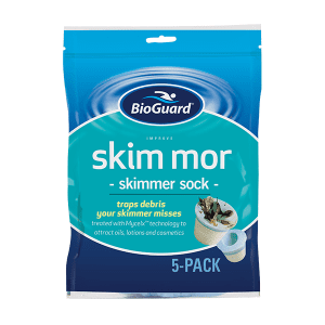 Skim mor skimmer sock, for proper pool water conditioning turn to the pool experts at swimming pool store Dyer.